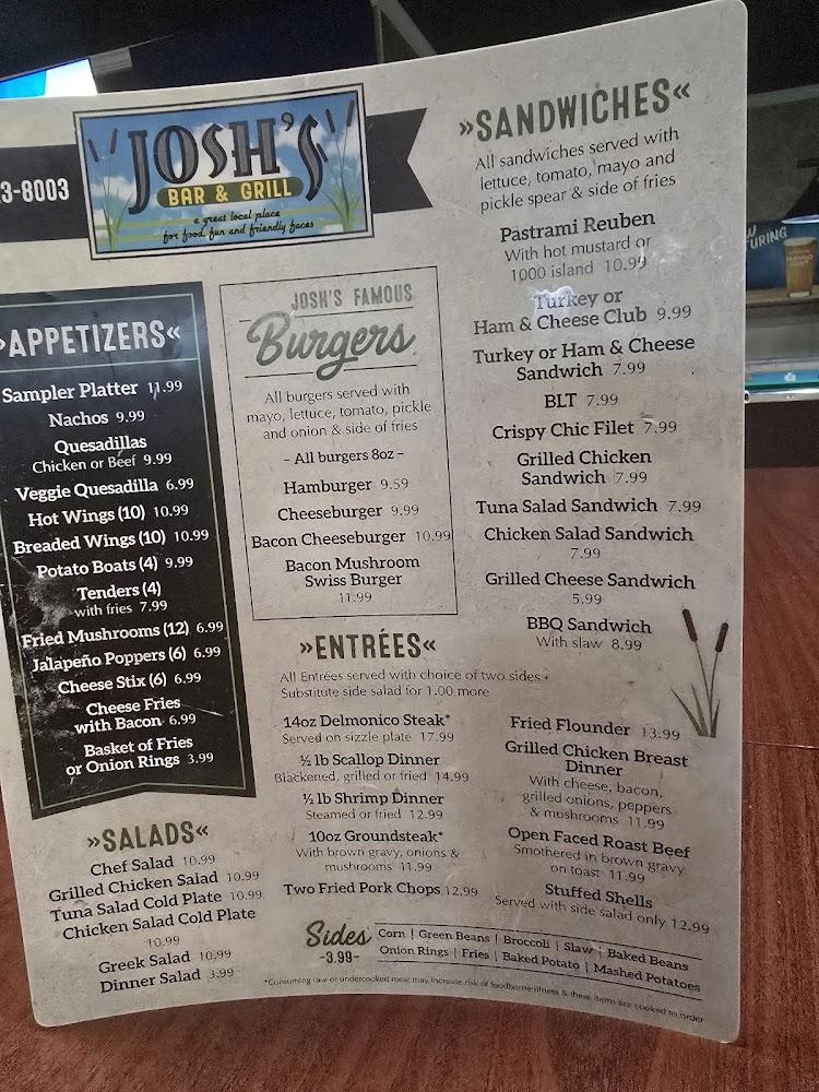 Josh's Bar & Grill Sampler Platter